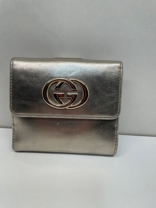 Gucci Silver Wallet