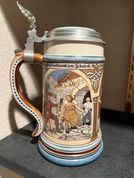 Bier Stein -Mettlach Schutz  2394 - 8 1/2'