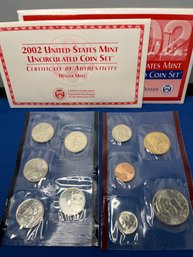 2002 United States Mint Uncirculated Coin Set - Denver