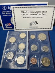 2004 United States Mint Uncirculated Coin Set - Philidelphia