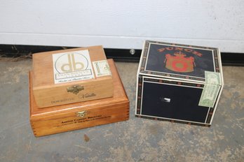 Cigar Boxes (QTY 3)