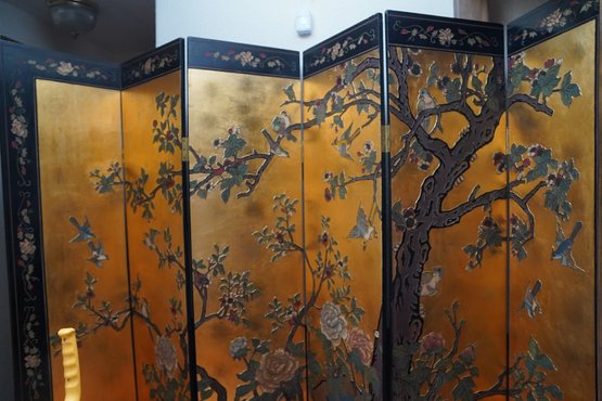 Japanese Hand Painted Screen Wall