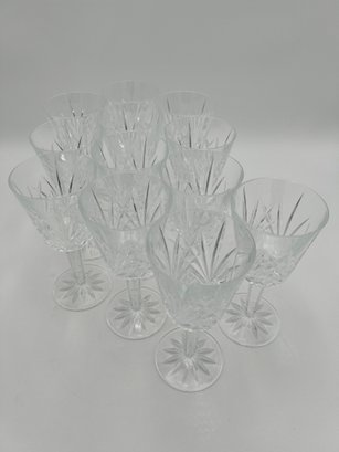 12 Crystal Glasses