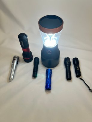Assortment Of Flashlights And Lantern