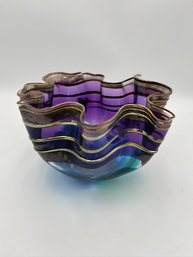 Purple Decorative Bowl