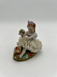 Porcelain Flower Girl