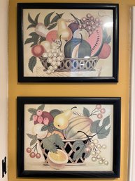 2 Paintings Of Fruit