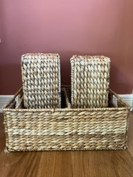 3 Wicker Baskets