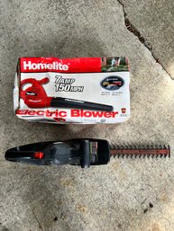 Electric Blower And Hedge Trimmer