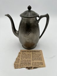 Pewter Coffee Pot