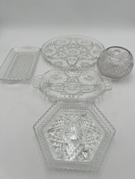 Crystal Dishes And Trays