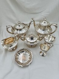 7 Piece Silver Plated Tableware