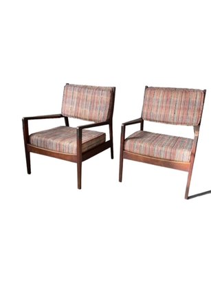 Pair Of Arm Chairs By Jens Risom