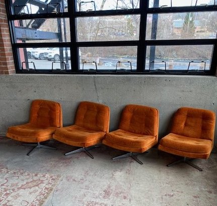 Mid Century Modern Chairs Set Of 4