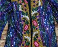 Alisha Heavily Beaded And Sequins 100 Per Cent Pure Silk