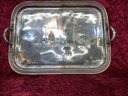 1800s Reed & Barton Serving Tray Silver Plate 23' X 17 1/2' Very Large Very Sturdy