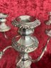 Exquisite Pair Shefford Regency Candelabra  Excellent Condition With Removable Wax Catching Rings 18' X 17'