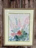 Raoul Dufy Gladioli Signed Lithograph Minor Foxing On Mat Print Is Excellent 25 1/2 X 32 Overall