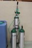 Oxygen Tanks With 3 Tanks And Stands
