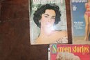 3 Magazines Motion Picture And Screen Stories Elizabeth Taylor, Betty Grabel, Marilyn Monroe, Lauren Bacall