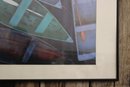 Boat Photograph Matted And Framed 24 1/2' X 18 1/2'