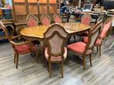 RomWeber French Provincial King Louis 9 Piece Dining Immaculate Pristine Perfect, Without Fading