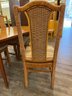 Young Hinkle Corp. Distributed By Henry Link Corp,4 Chairs With Wicker Backs