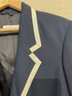 Marcella Jacket 100 Percent Pure Wool US Size 8 Navy Blue Made In Italy
