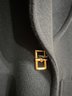 Wool Blazer Black Button Marked BMD (Material And Size Unmarked) Likely Cashmere, Possibly Size 10-12