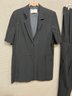 Country Casuals 2-piece Pant Suit Black Pinstripe Size 18