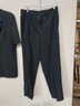 Country Casuals 2-piece Pant Suit Black Pinstripe Size 18