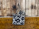 Vera Bradley Night And Day Pattern Tote And Matching Wallet