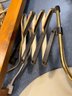 MCM Mid Century Modern Scissor Lamp 16 In Shade & Extends Over 3 Ft