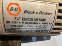 B&D Circular Saw 7-1/4 9 Amps Black & Decker