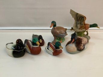 Lot Of Duck Figurines