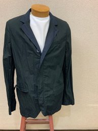 Men's Paul Smith Coat 3/4 Length 95 Cotton 5 Metal Black Size XXL No Stains Rips Or Discoloration