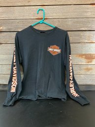 Harley Davidson Long Sleeve T-Shirt Central Maine Harley No Size