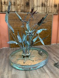 Birds Of Paradise Water Fountain Commissioned Work From Known Artist