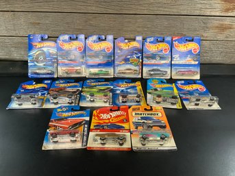 14 Hot Wheels New In Package 1 Match Box New In Package