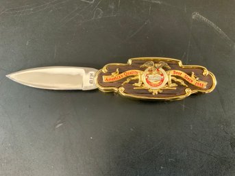 Collector's Knife By Franklin Mint 'Miller'