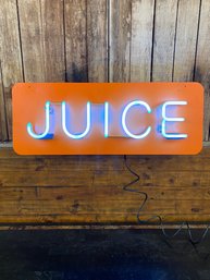 Genuine Neon Light 'Juice' 32 1/3' X 12' Self Contained Power Plug And Play