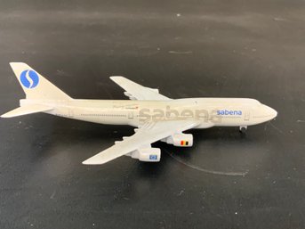 Sabena Swiss Air Boeing 747 Schabak 901 Made In Germany 4 3/4' X 4'