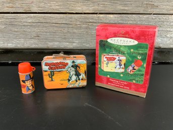 Hopalong Cassidy Lunch Box Set Hallmark Keepsake Ornament