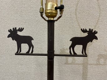 Moose Lamp Iron Floor Lamp 58' Tall