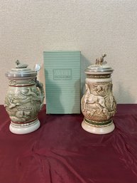 Beer Steins By Avon Ducks Of American Wilderness And Great Dogs Of The Outdoors