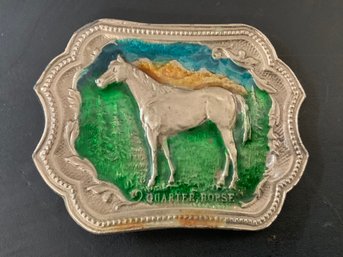 Horse Belt Buckle 3.5' X 3'