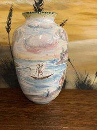 Large Vase Made In Germany Fissure Near Bottom But Vase Is Solid 20' X 27'