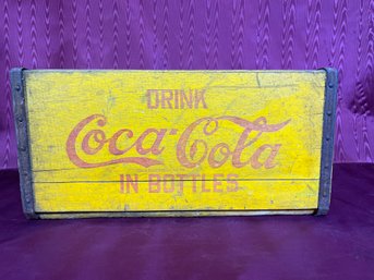 Coca Cola Vintage Bottle Crate 17' X 8-1/4' X 11.5'