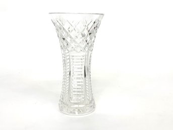 Vintage Waterford Crystal Vase Flared Top Irish Lead Diamond Cut 6' X 3 1/2'