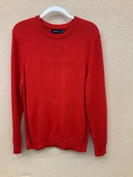 Men's Nautica Sweater 100 Cotton Size Large No Stains Rips Or Discoloration